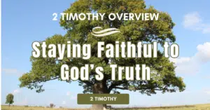 2 Timothy Overview • Staying Faithful to God's Truth