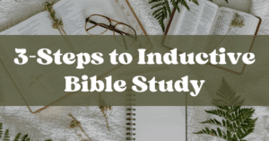 3 Steps to Inductive Bible Study-Observation, Interpretation, and Application