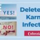 Delete the karma infection