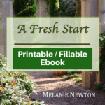 A Fresh Start-Short and Easy study for new Christians-Printable / Fillable version