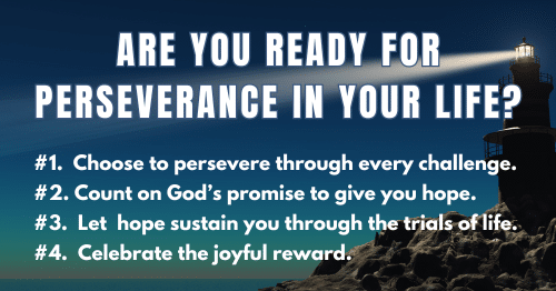 Are you ready for perseverance in your life-four action steps to get there-Perseverance blog series