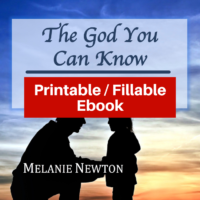 The God You Can Know-Short and Easy study of God's Attributes-printable / fillable version