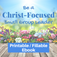 Be a Christ-Focused Small Group Leader-A handbook for leading a women's small group-printable / fillable version