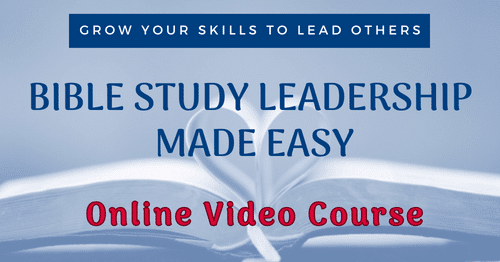 Bible Study Leadership Made Easy-online video course