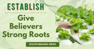Lifestyle disciplemaking ESTABLISH-give believers strong roots