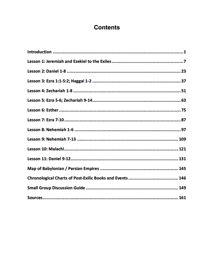 Identity-Table of Contents