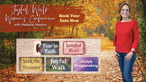 MelanieNewton Joyful Walk Women's Conferences-speaking topics by Melanie Newton