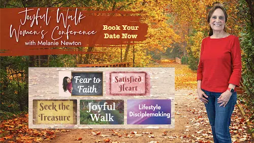 Joyful Walk Women's Conferences-speaking topics by Melanie Newton