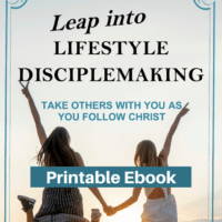 Leap into Lifestyle Disciplemaking-Take others with you as you follow Christ-printable / fillable version