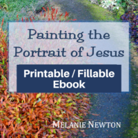Painting the Portrait of Jesus-Short and easy study of the I Ams of Jesus-printable / fillable version