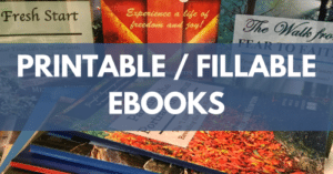 Printable-Fillable Books from Shop at melanienewton.com