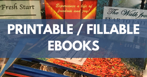 Printable-Fillable Books from Shop at melanienewton.com